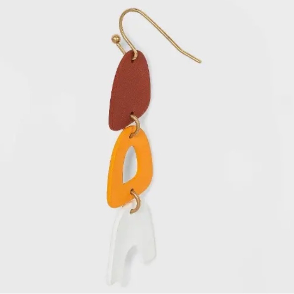 Universal Thread Drop Earrings. - Picture 3 of 6